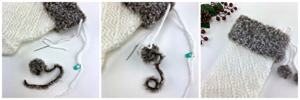 Diamonds & Fur Christmas Stocking - Free Crochet Pattern - A Crocheted ...