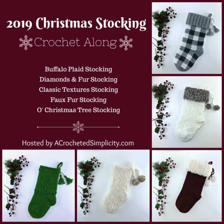 Join us for the 2019 Christmas Stocking Crochet Along!