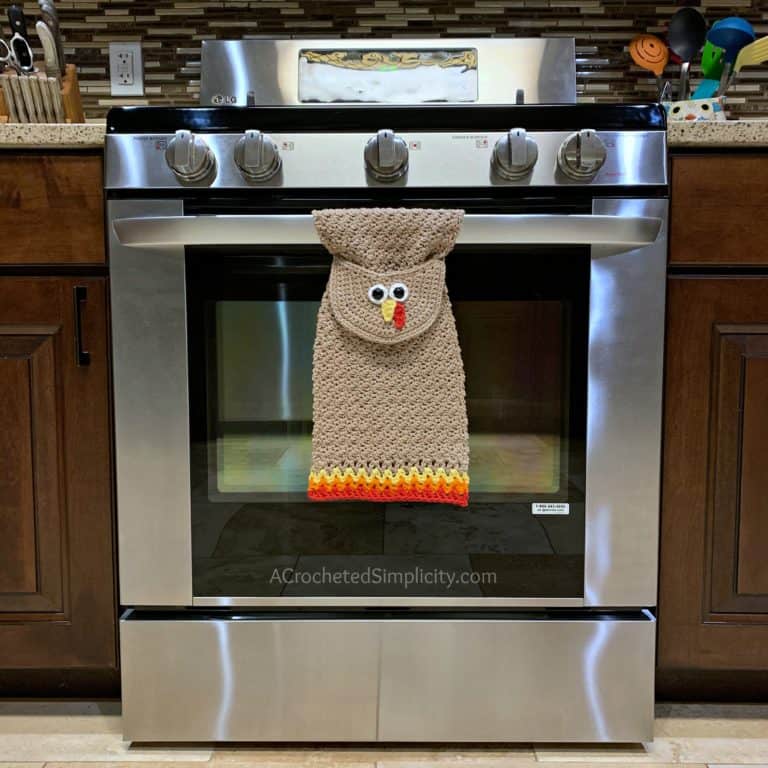 Turkey Kitchen Towel – Free Crochet Towel Pattern