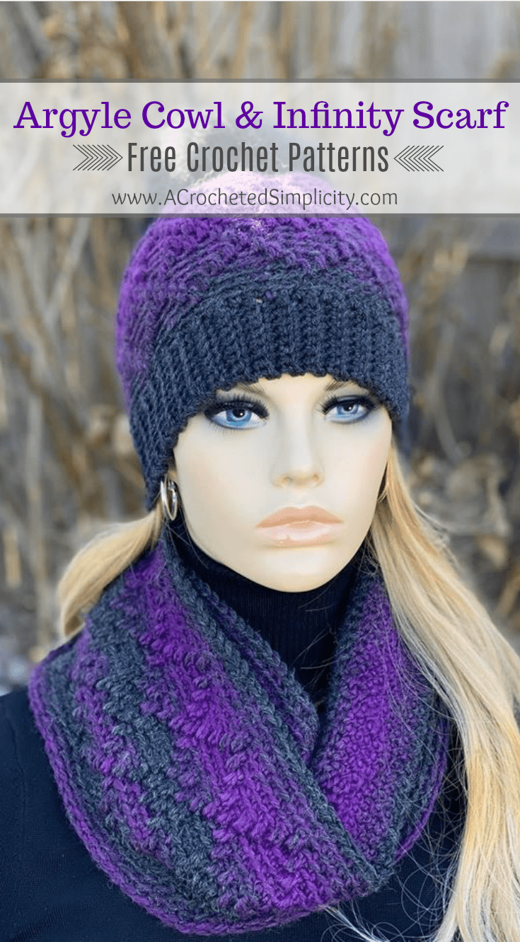 Winter Blush Beanie & Scarf - Easy Free Crochet Pattern Perfect