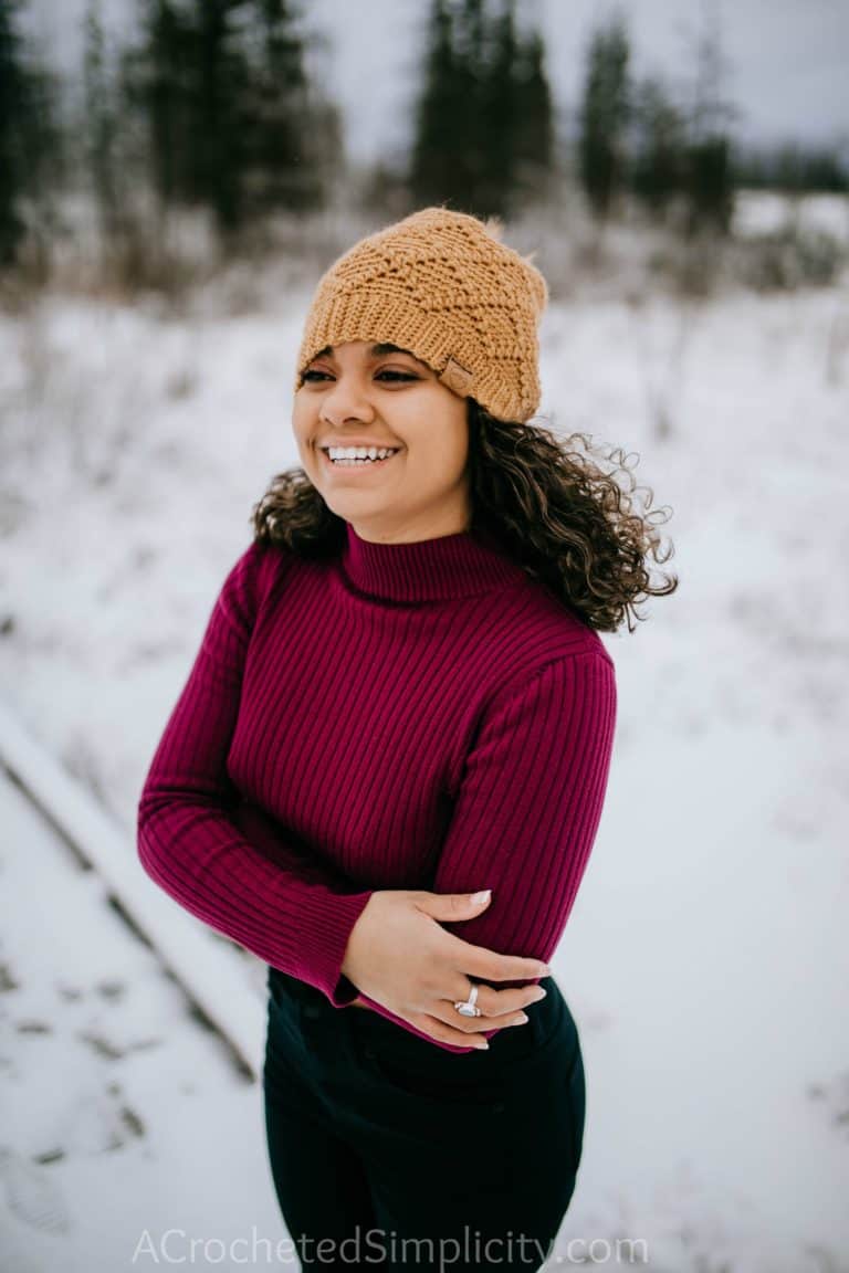 Diamonds Beanie & Slouch - Free Crochet Hat Pattern - A Crocheted ...