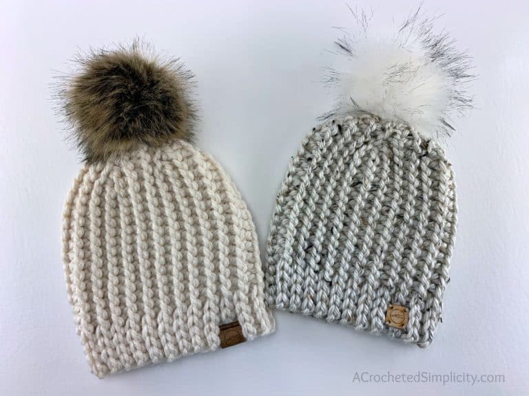 Done in One Beanie – Free Crochet Hat Pattern