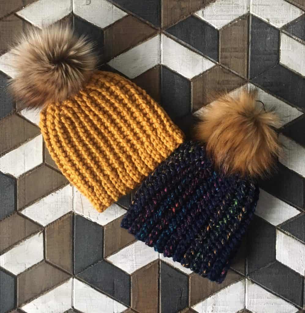 Done in One Beanie - Free Crochet Hat Pattern - A Crocheted Simplicity