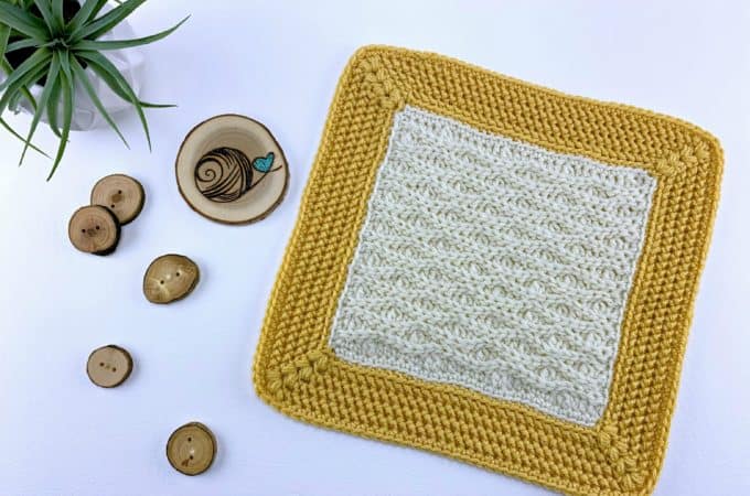 Free Crochet Afghan Square - Triple Textures 12" Afghan Square by A Crocheted Simplicity #freecrochetpattern #crochetafghansquare #12incheafghansquare #freecrochetblanketsquare #crochettextures #crochetafghan #crochetblanket