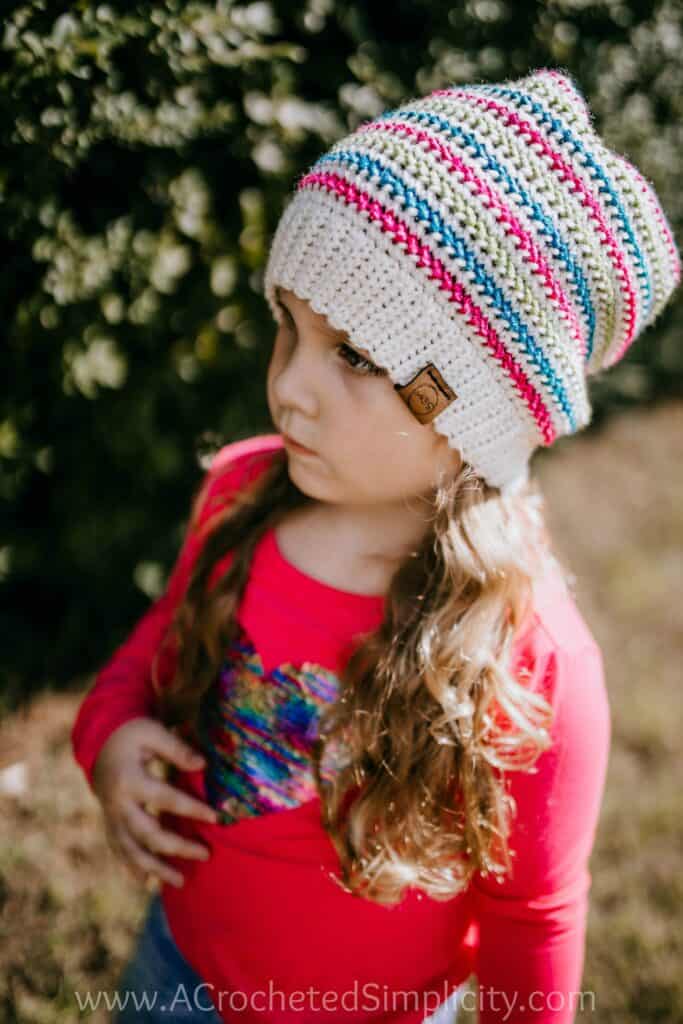 Aurora Slouch – Free Crochet Hat Pattern