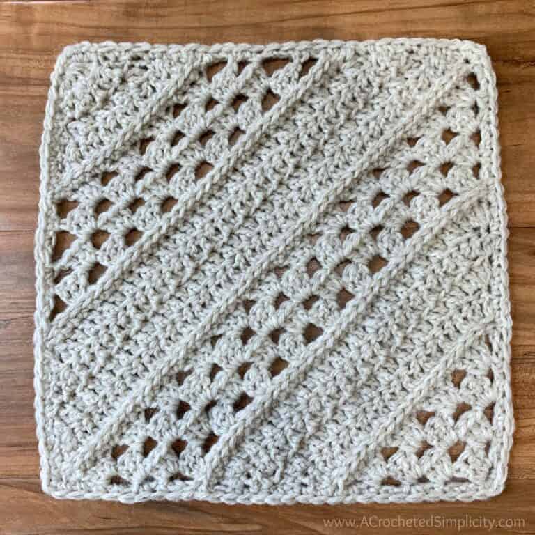 Traveling Afghan Crochet Square #15