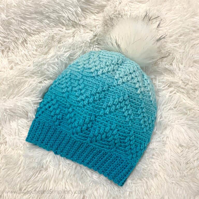 Arrows Beanie & Slouch – Free Crochet Hat Pattern