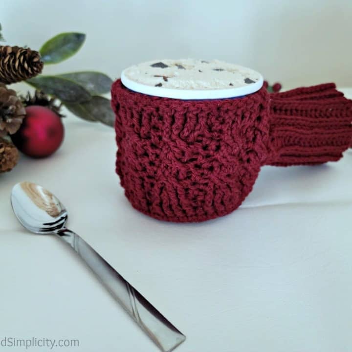 Free Charity Crochet Pattern Cabled Dog Sweater A Crocheted Simplicity