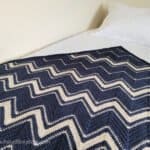 Free Crochet Blanket Pattern - Diagonal Chevron Lapghan by A Crocheted Simplicity #freecrochetpattern #freecrochetblanketpattern #crochetlapghanpattern #crochetblanketpattern #crochetrippleblanket #crochetchevronblanket #crochetchevron #c2ccrochet #cornertocornercrochet #crochetlapghan #crochetafghan