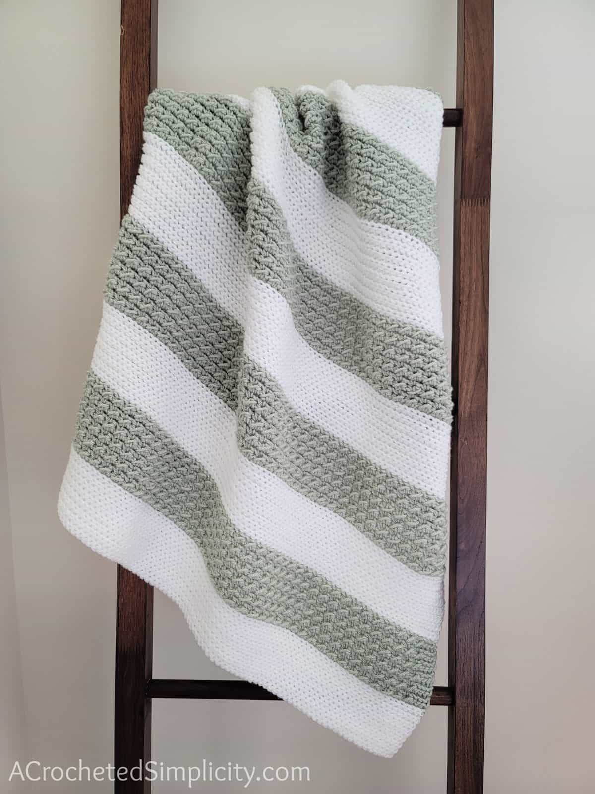 Abrielle Baby Blanket   Free Crochet Blanket Pattern   A Crocheted ...