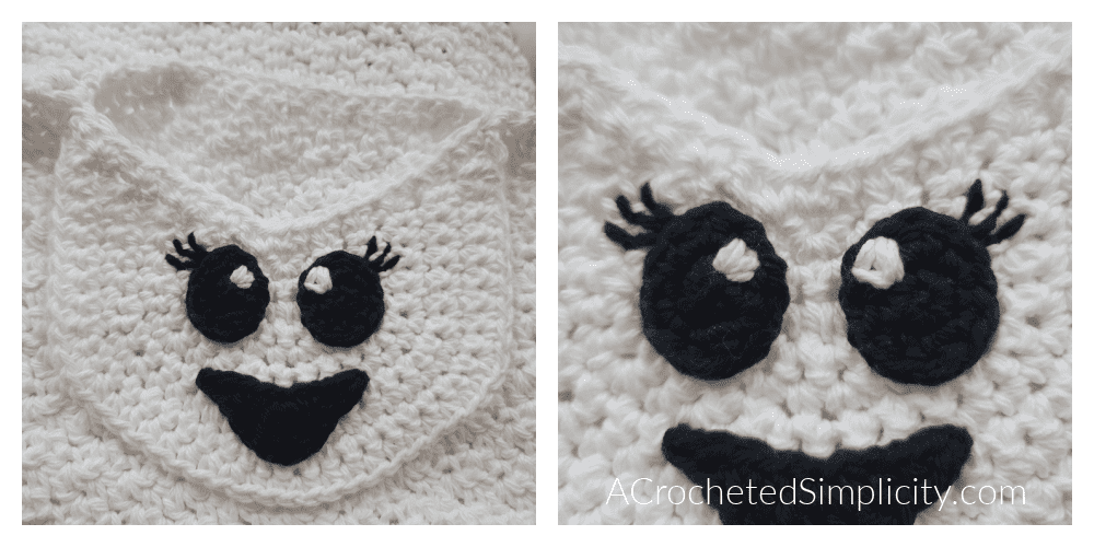 Black and White Capsules Crochet Kitchen Towel