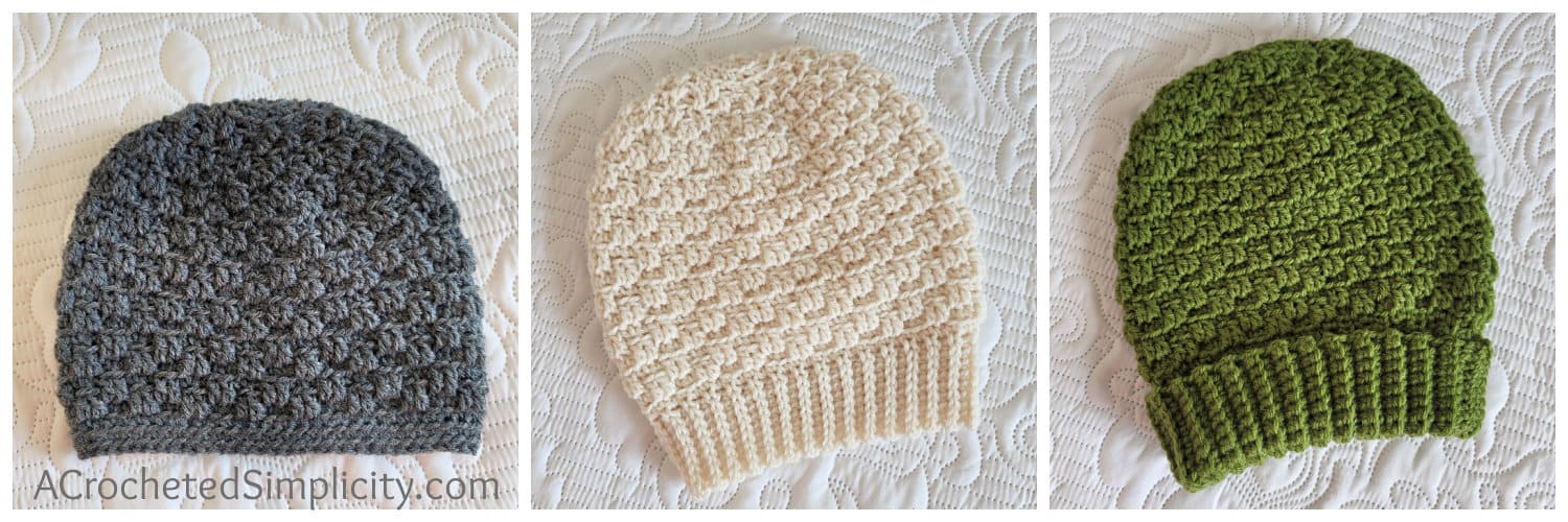 Free Crochet Hat Pattern - Avalon Beanie & Slouch by A Crocheted Simplicity #freecrochetpattern #crochethatpattern #crochetslouchpattern #crochethat #handmadehat