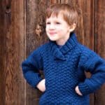 Crochet Pattern - The WULF Kids Pullover by A Crocheted Simplicity