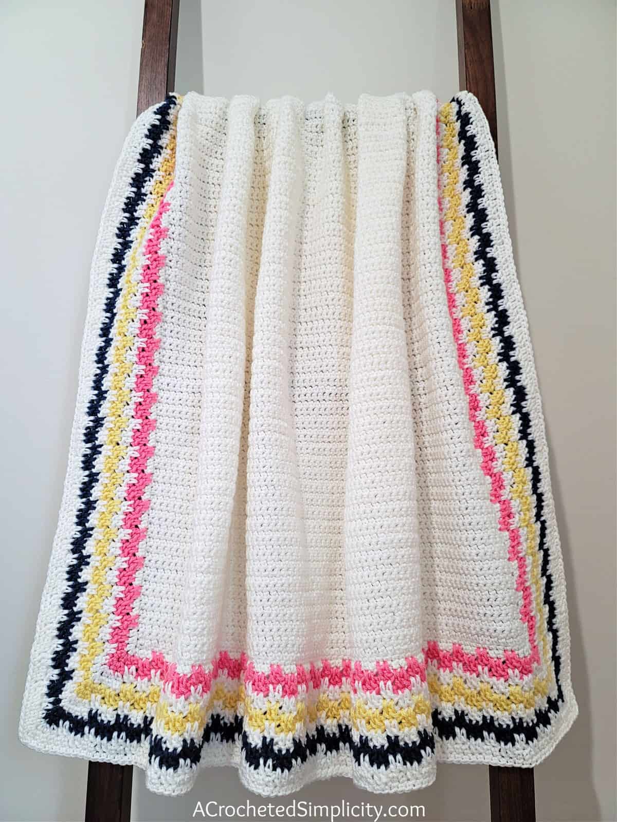 Free Crochet Blanket Pattern - Jossalyn's Afghan by A Crocheted Simplicity #freecrochetpattern #freecrochetblanketpattern #crochetlapghanpattern #crochetblanketpattern #crochet #crochetlapghan #crochetafghan #crochetpuffstitch #homemadeafghan #crochettexture