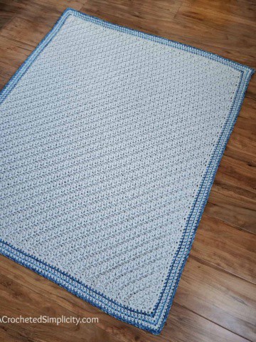 Free Crochet Afghan Pattern - Cuddly Soft Corner-to-Corner Baby Blanket Pattern by A Crocheted Simplicity. #freecrochetpattern #crochetbabyblanket #crochetbabyblanketpattern #babyblanketpattern #crochetblanketpattern #crochetbabyafghan #handmade #handmadebabyblanket #cornertocornercrochet #c2ccrochet #c2cblanketpattern #c2cblanket