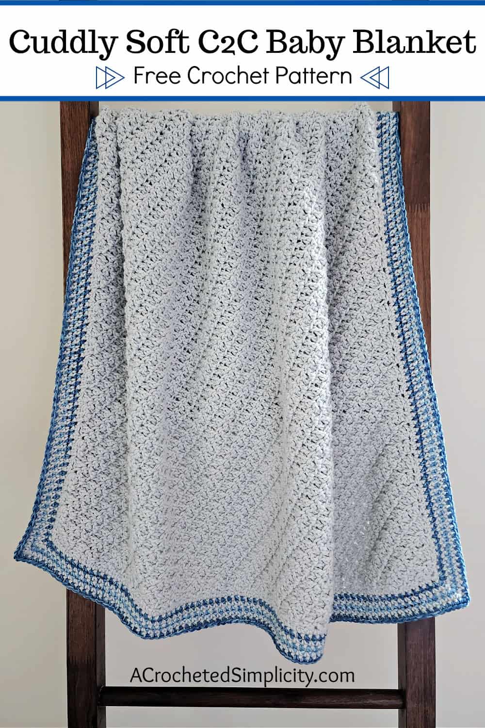 Toronto Maple Leaf Baby Blanket C2C GRAPH