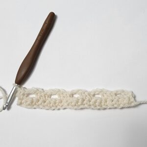 extended moss stitch double crochet moss stitch