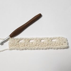 extended moss stitch double crochet moss stitch