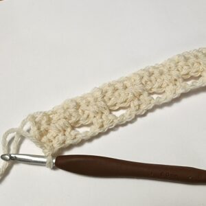 extended moss stitch double crochet moss stitch