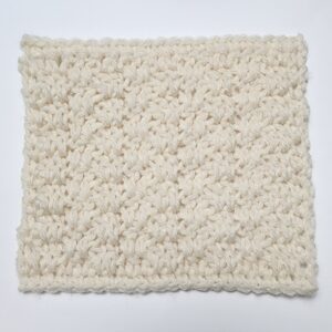 extended moss stitch double crochet moss stitch