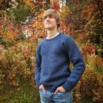Free Crochet Sweater Pattern - Men's Split Level Pullover by A Crocheted Simplicity #freecrochetpattern #crochetformen #crochetpullover #crochetsweaterpattern #crochetmenssweater #crochetmenspullover #crochetcrewneck #crewnecksweaterpattern #handmadesweater