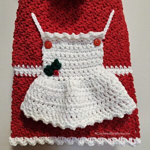 Mrs. Claus Apron - Free Crochet Christmas Pattern by A Crocheted Simplicity 