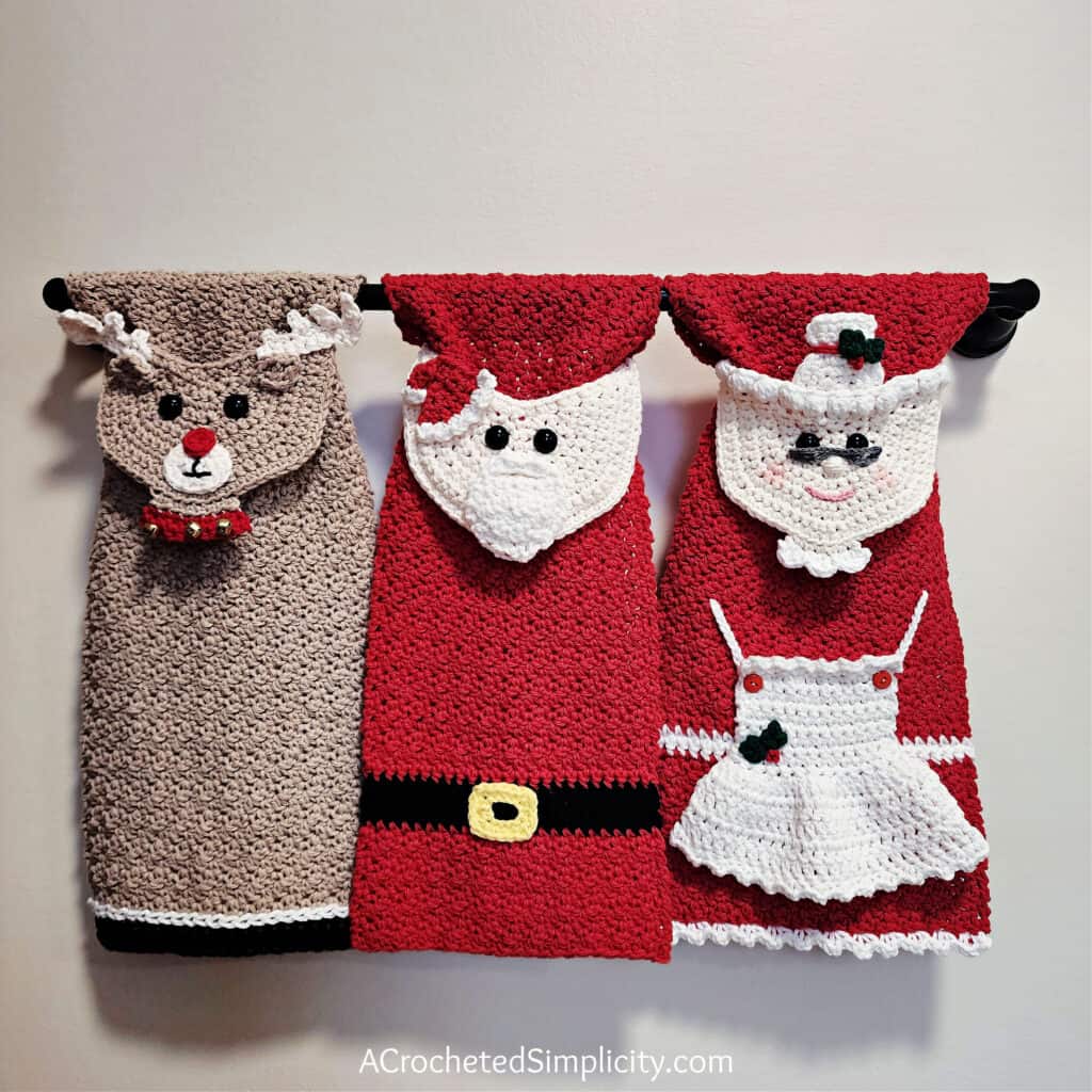 Mrs Claus Kitchen Towel - Free Crochet Christmas Pattern - A Crocheted ...