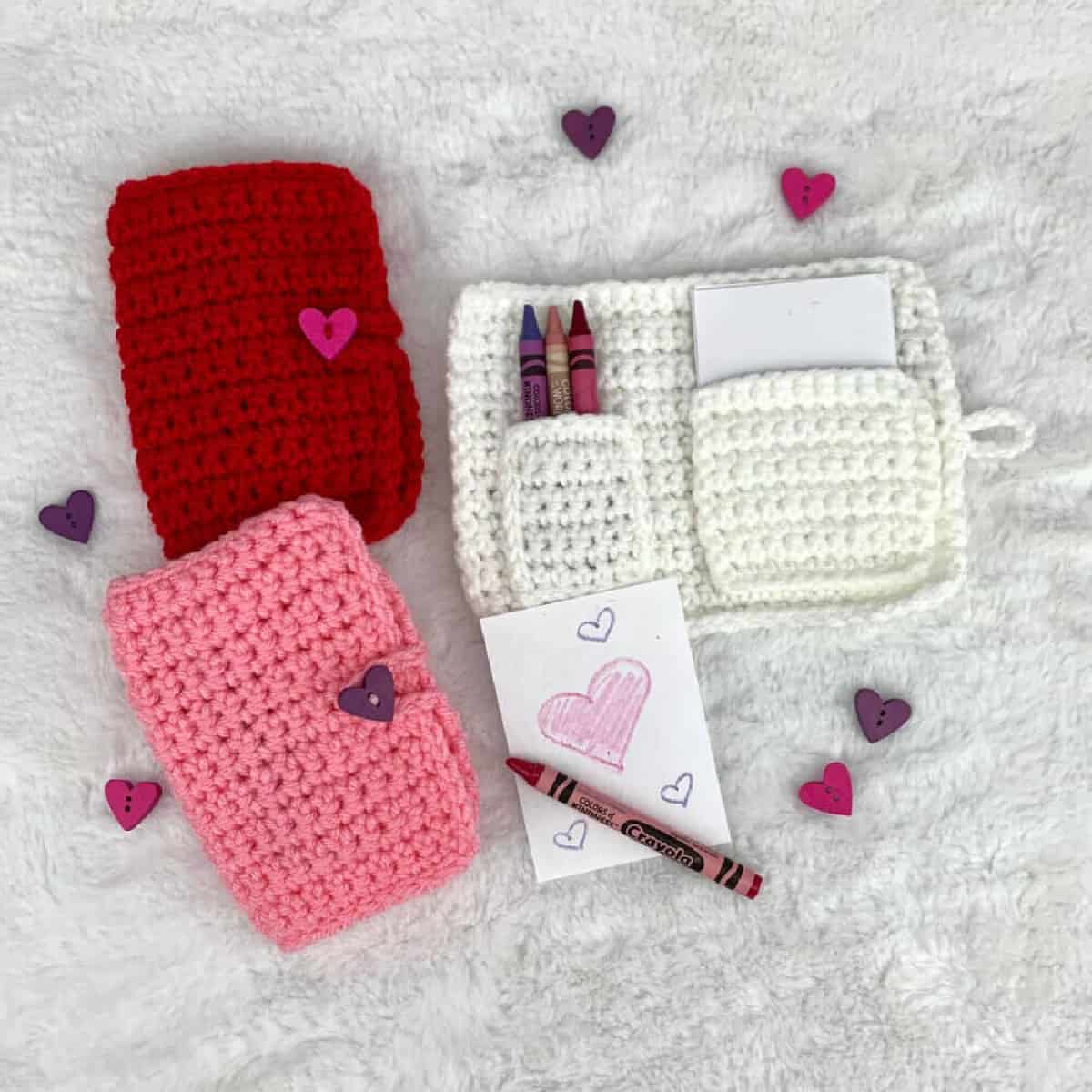 Crochet Valentine's Love Notes.