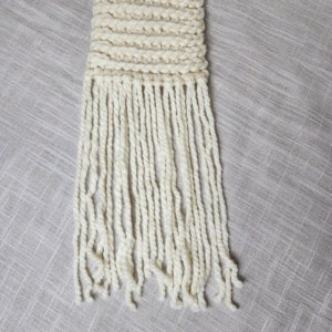 Knit Look Crochet Garter Stitch Scarf - A Crocheted Simplicity