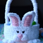 Crochet Easter bunny basket