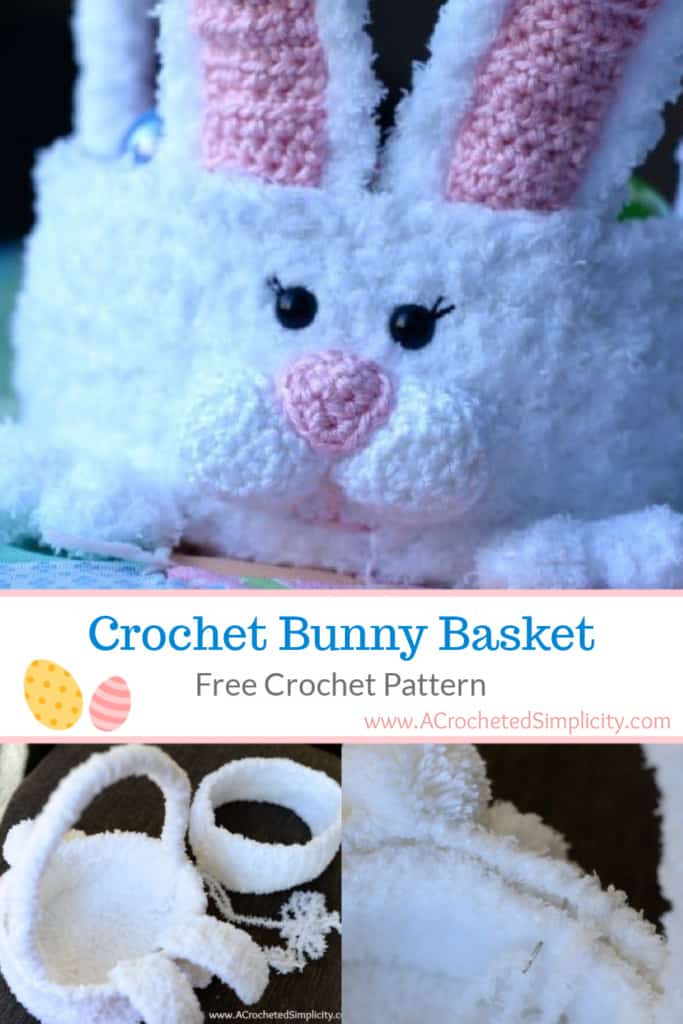 Crochet Easter bunny basket