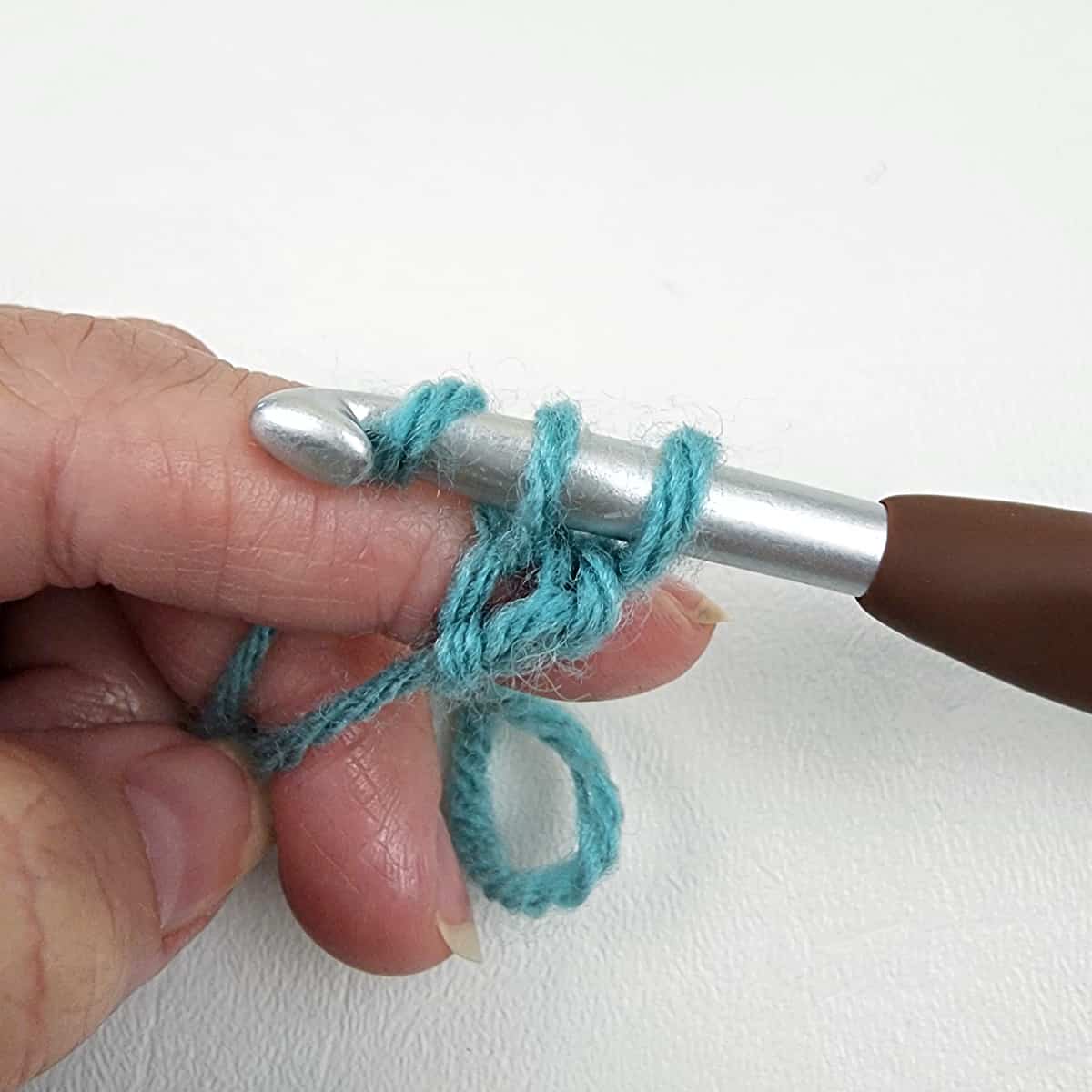 How to being a mini bean stitch.