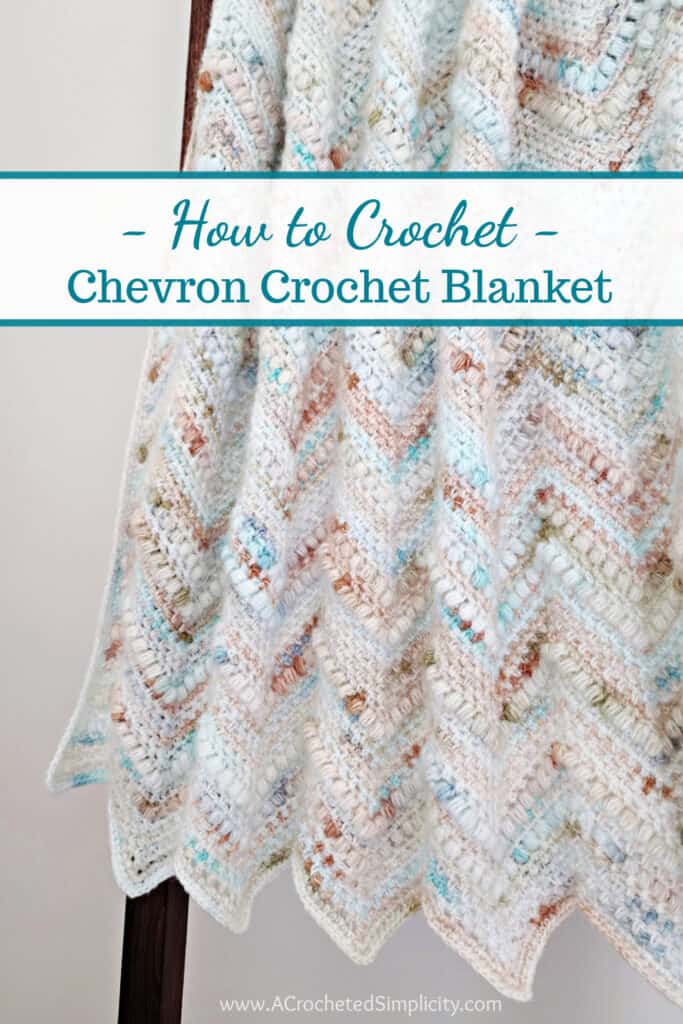 Easy Crochet Chevron Blanket - Repeat Crafter Me