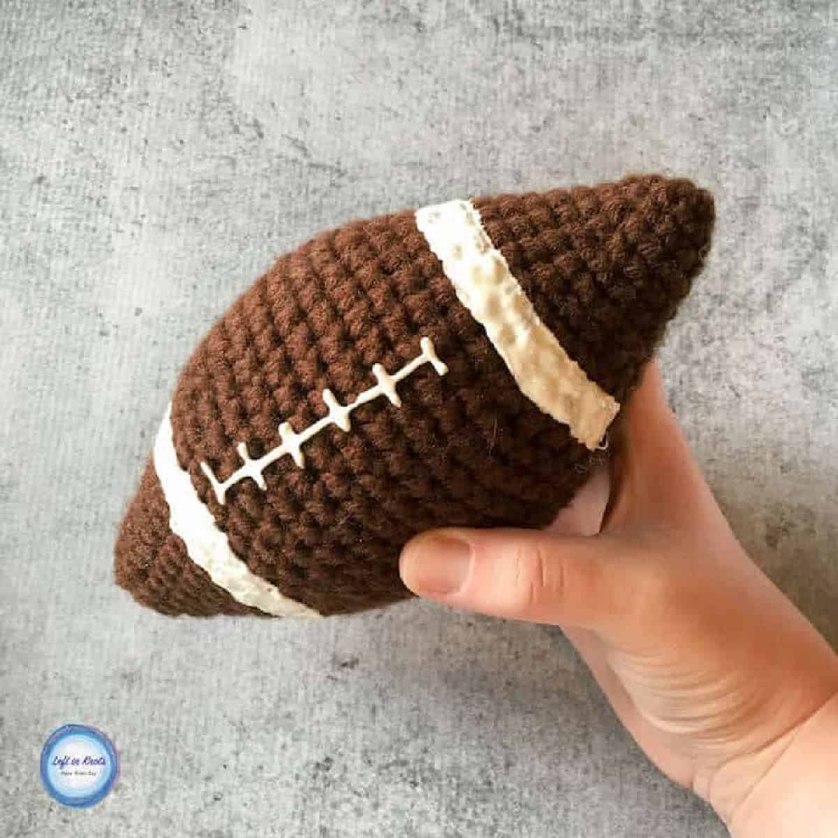 crochet toy football