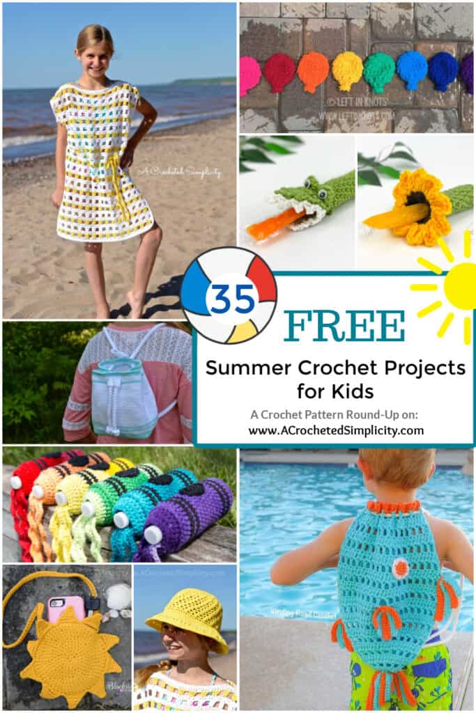 35 Free Summer Crochet Projects for Kids - A Crocheted Simplicity