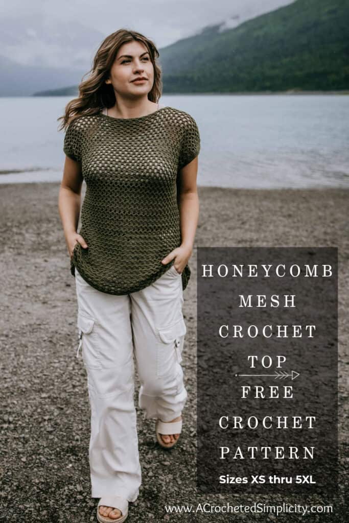 Honeycomb Mesh Crochet Top Pattern - A Crocheted Simplicity