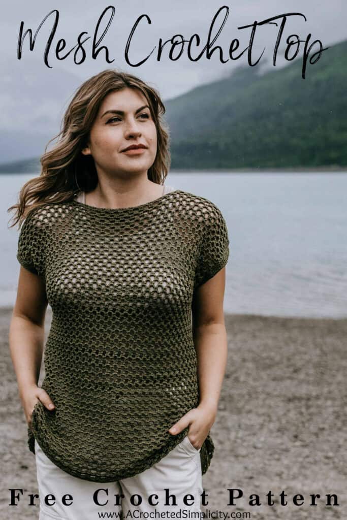 Honeycomb Mesh Crochet Top Pattern - A Crocheted Simplicity