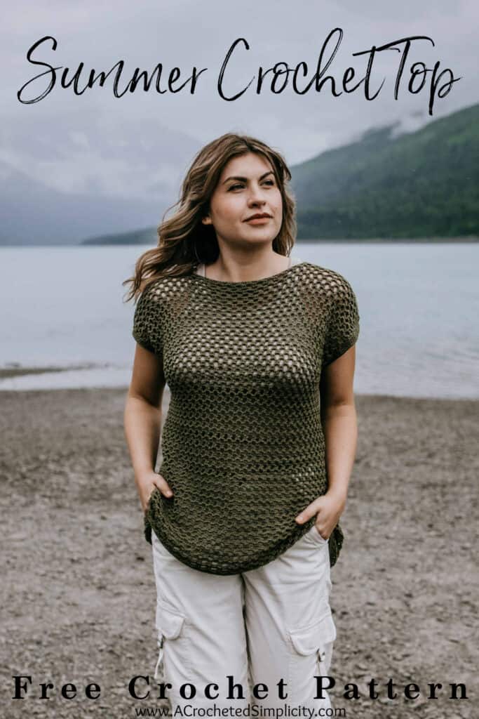 Honeycomb Mesh Crochet Top Pattern - A Crocheted Simplicity