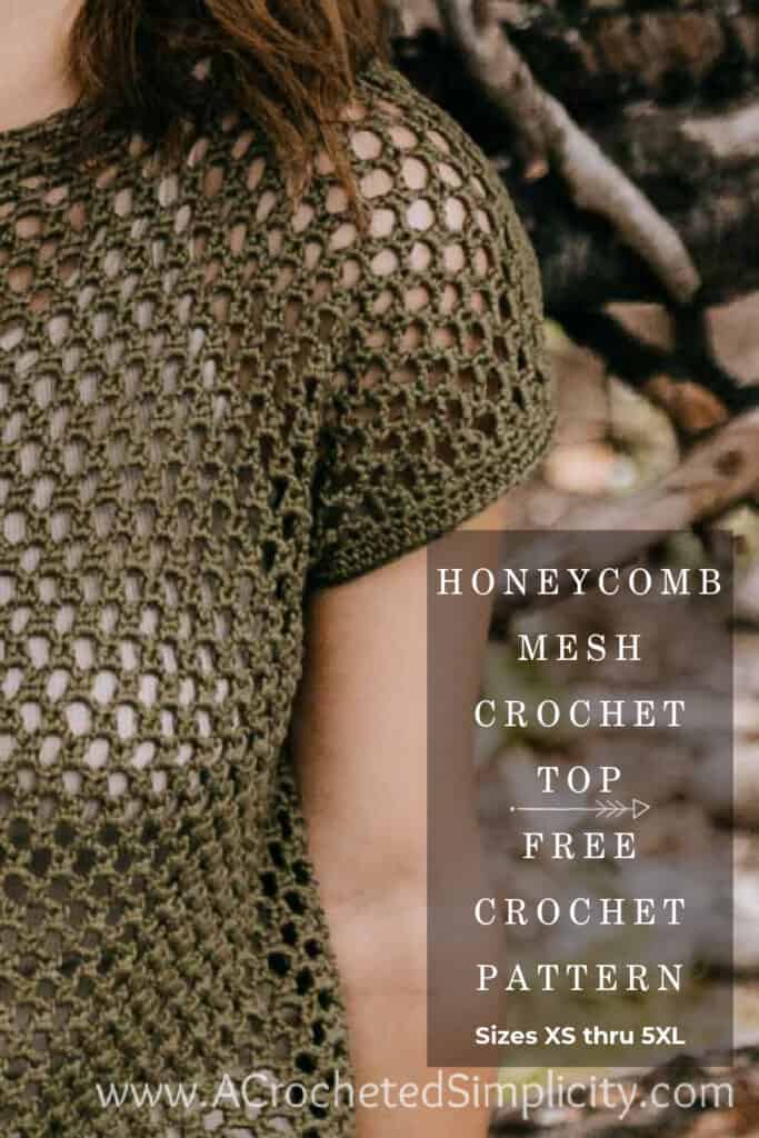 Honeycomb Mesh Crochet Top Pattern - A Crocheted Simplicity