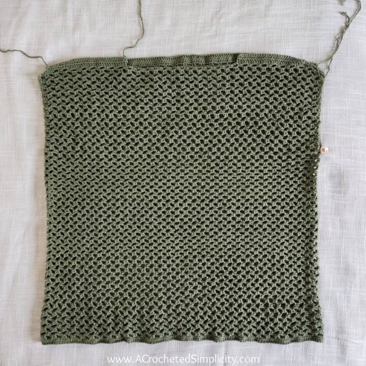 Honeycomb Mesh Crochet Top Pattern - A Crocheted Simplicity