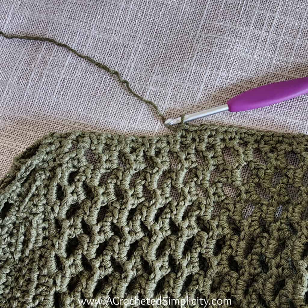 Honeycomb Mesh Crochet Top Pattern - A Crocheted Simplicity
