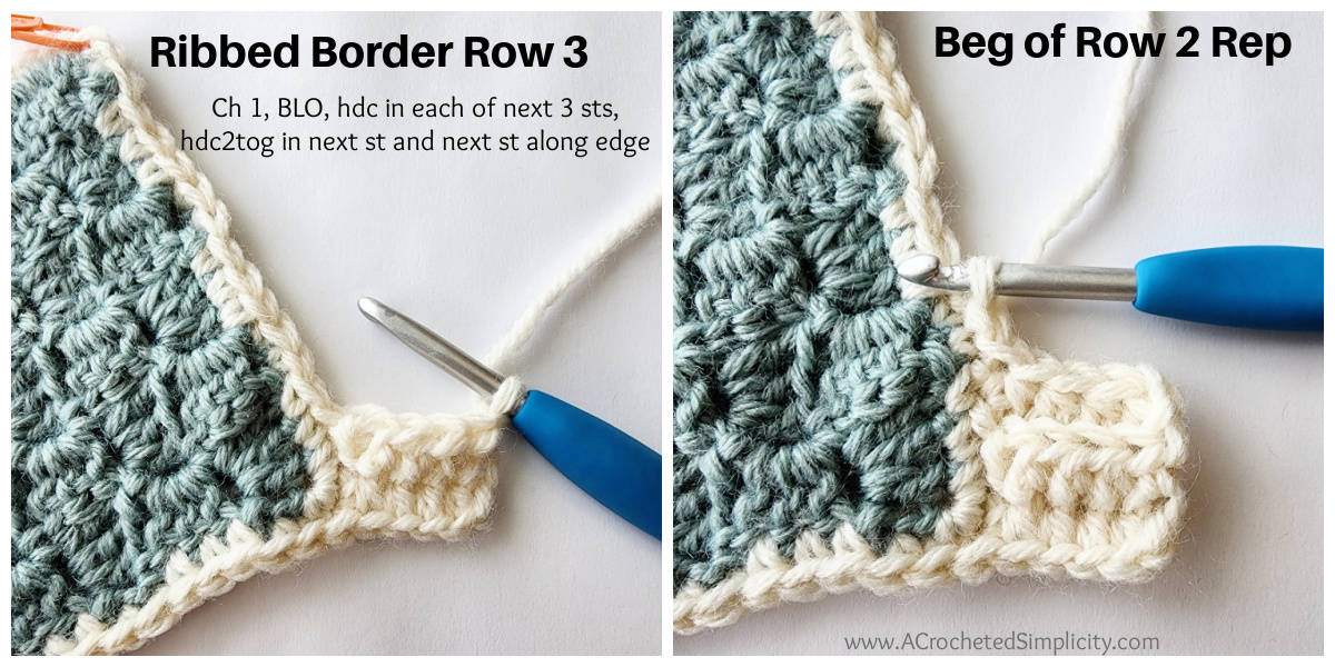 How to crochet a border on a c2c blanket.