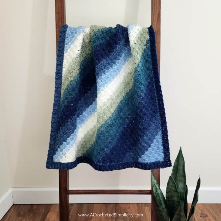 Crochet C2C Blanket – Caspian Crochet Blanket