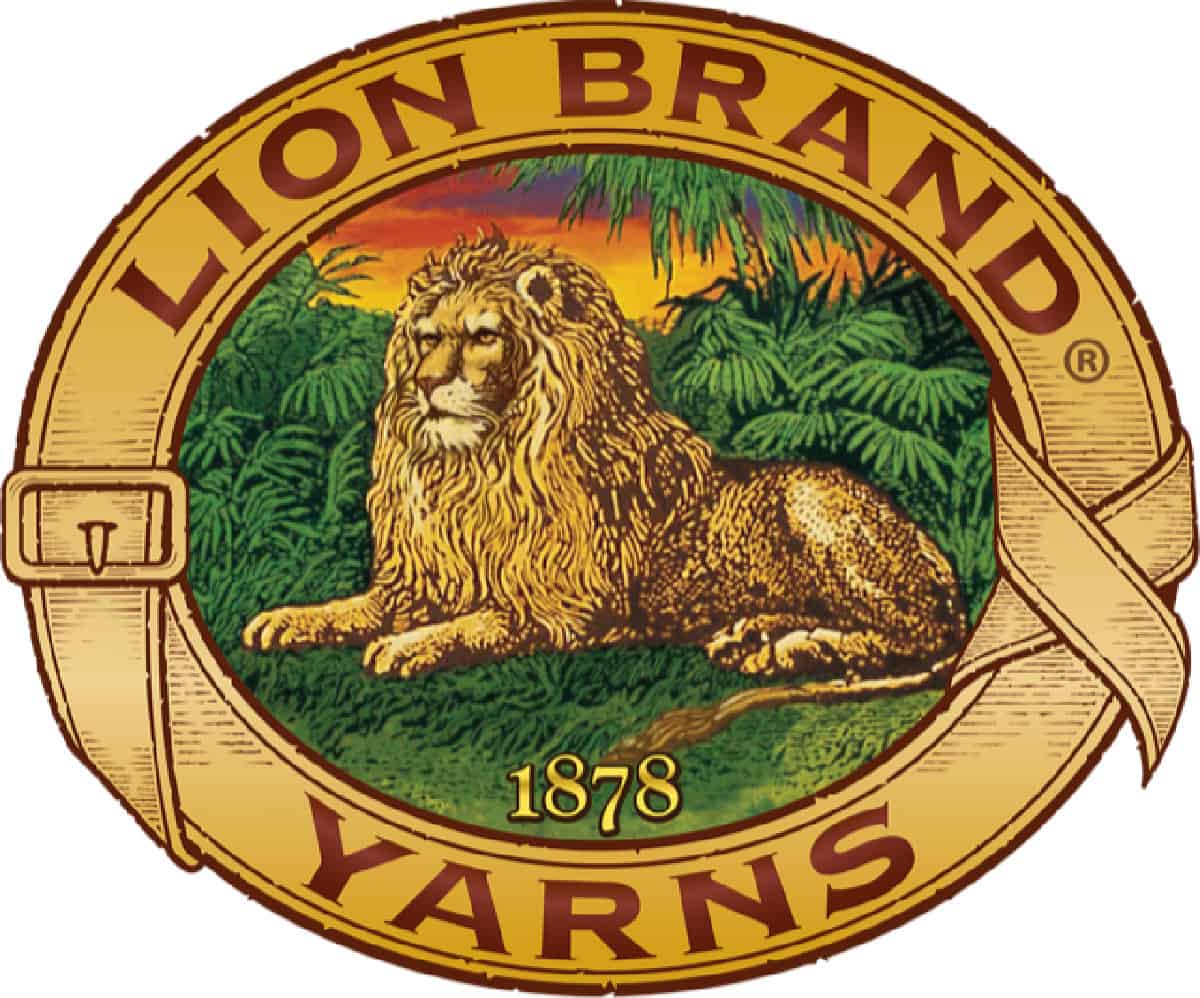 Lion Brand Yarns logo for yarn giveaway