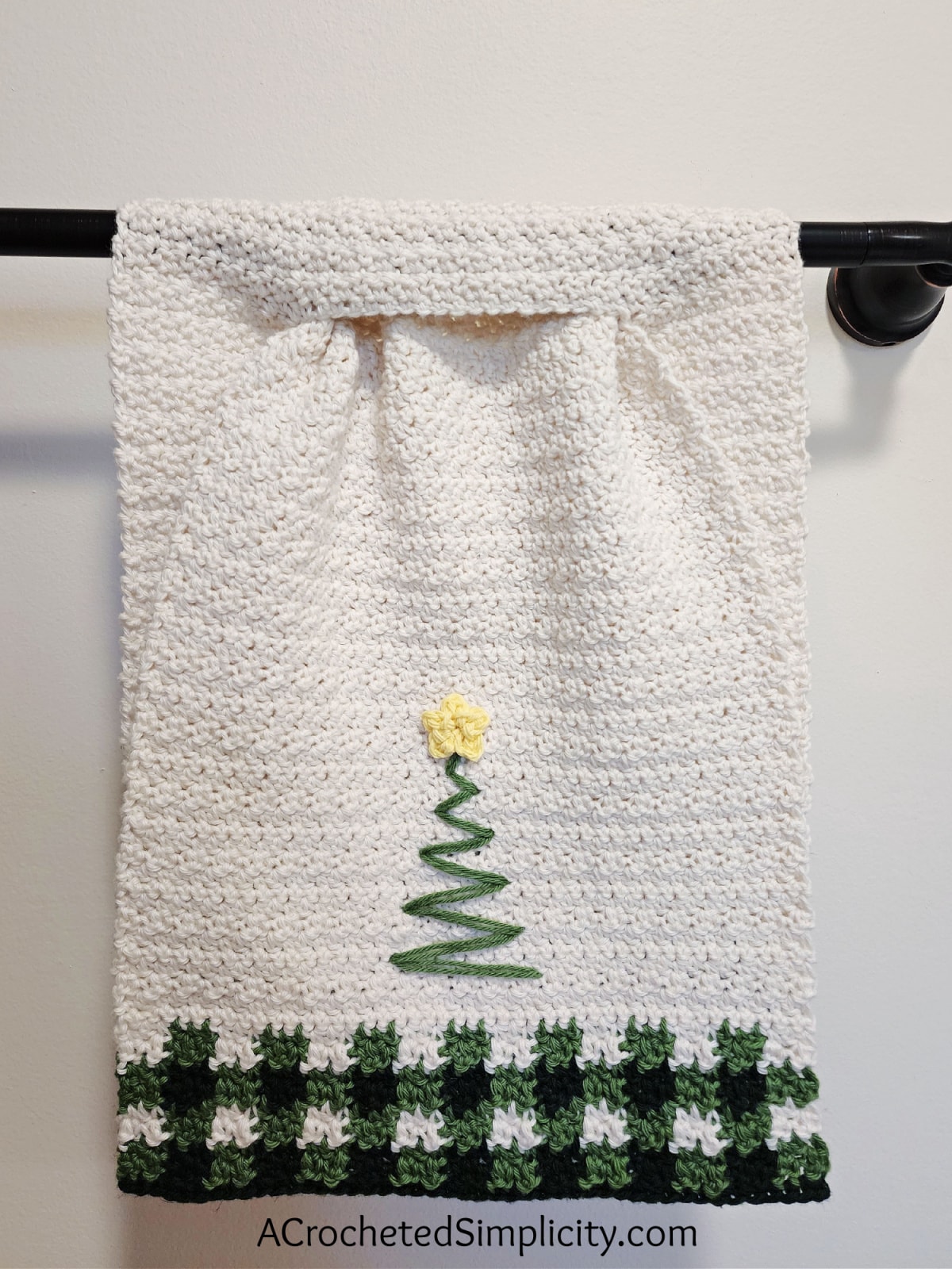 6-Piece Crochet Trim Towel Set