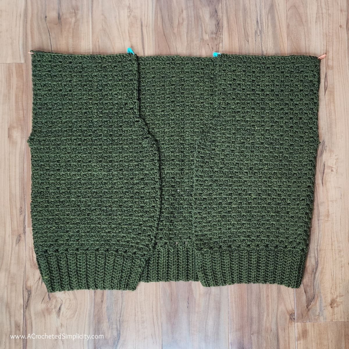 crochet cardigan whipstitch shoulder seams tutorial