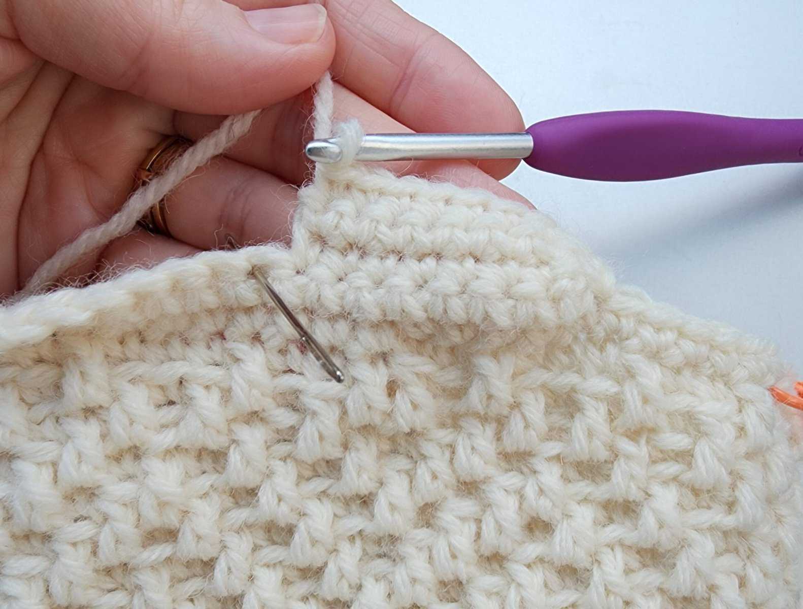 crochet stocking pattern short row heel