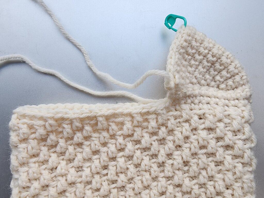 Stacked Diamonds Christmas Crochet Stocking - A Crocheted Simplicity