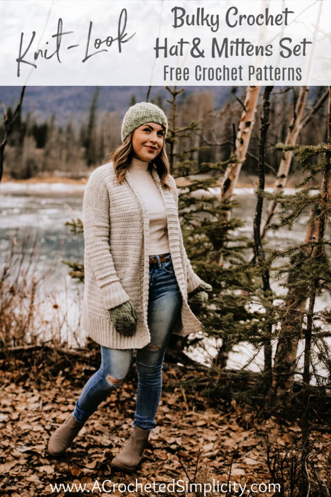 Chunky Crochet Beanie Pattern - Frosty Air - A Crocheted Simplicity