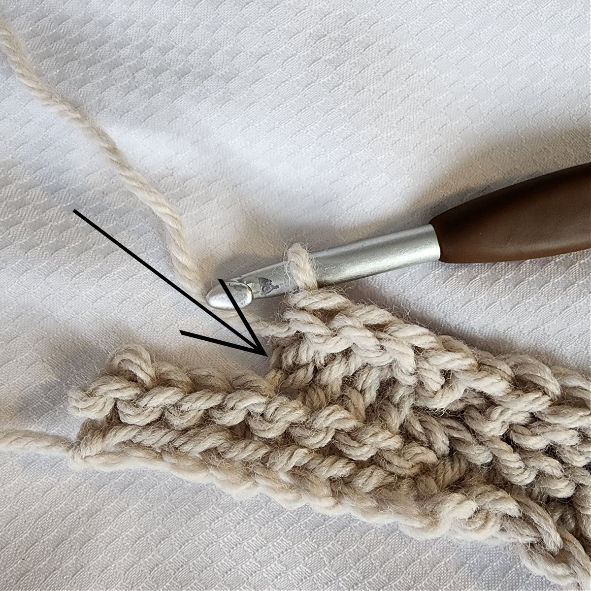chunky crochet beanie tutorial photo 6